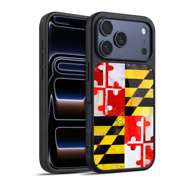 Artpoptart Flags Maryland Gel Armour Case For Apple iPhone 17 Pro