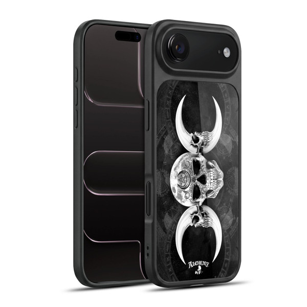 Alchemy Gothic Skull Dark Goddess Moon Gel Armour Case For Apple iPhone 17 Air