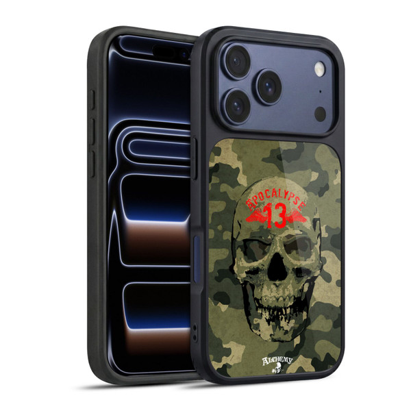 Alchemy Gothic Skull Camo Skull Gel Armour Case For Apple iPhone 17 Pro