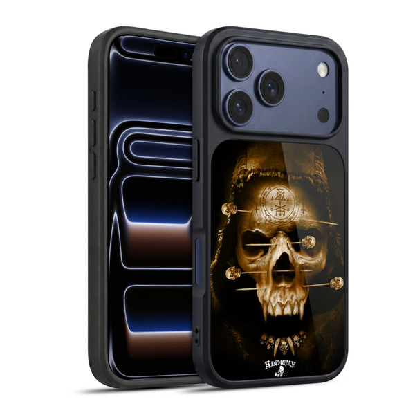 Alchemy Gothic Skull Death Fetish Gel Armour Case For Apple iPhone 17 Pro