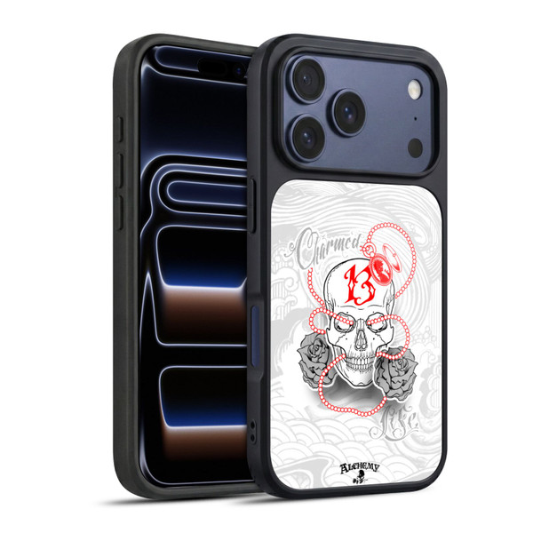 Alchemy Gothic Skull Charmed Life Locket Gel Armour Case For Apple iPhone 17 Pro