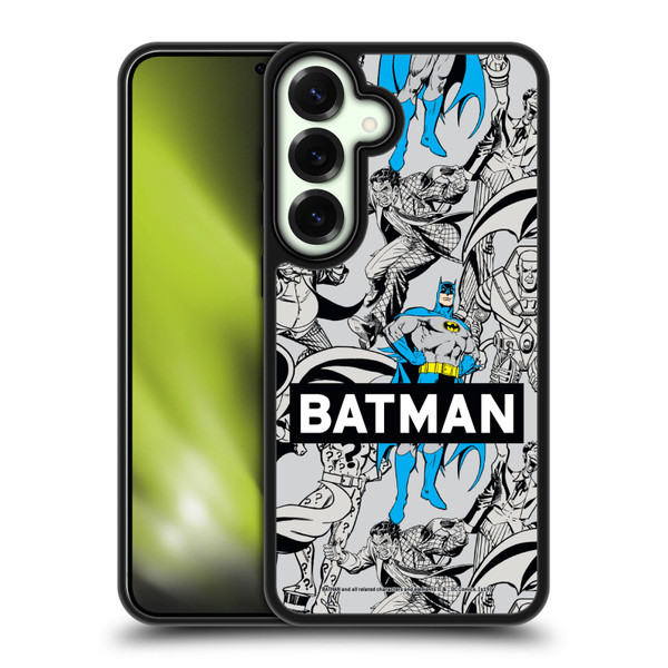 Batman DC Comics Vintage Fashion Patterns Gel Armour Case For Samsung Galaxy S25