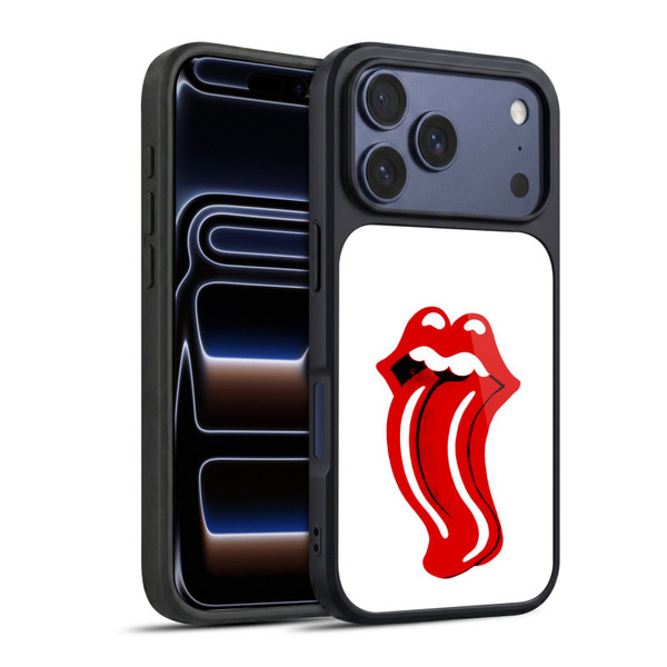 The Rolling Stones Graphics Distorted Tongue Gel Armour Case For Apple iPhone 17 Pro
