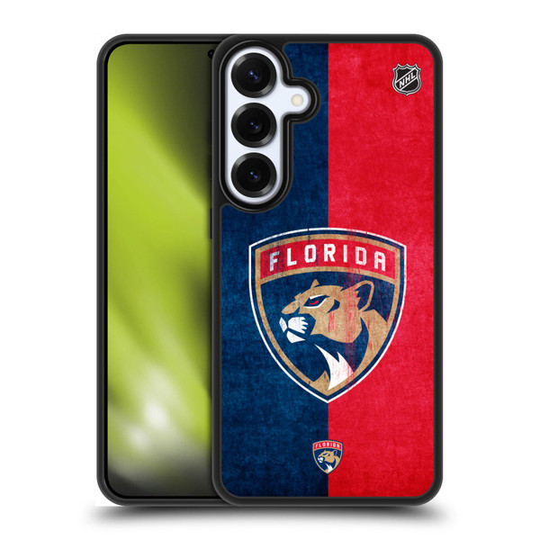 NHL Florida Panthers Half Distressed Gel Armour Case For Samsung Galaxy S25+