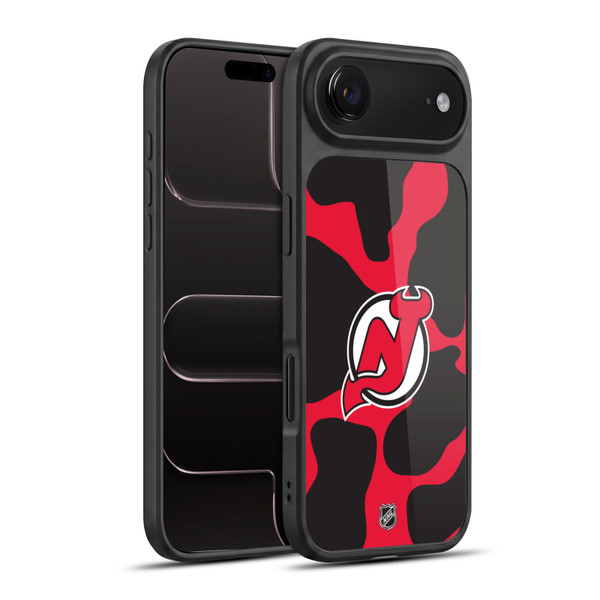 NHL New Jersey Devils Cow Pattern Gel Armour Case For Apple iPhone 17 Air