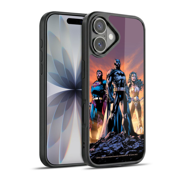 Justice League DC Comics Comic Book Covers Icons Trinity Gel Armour Case For Apple iPhone 17