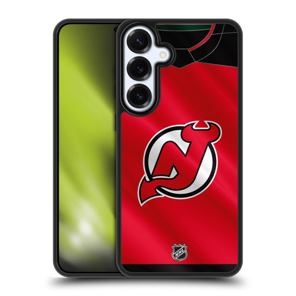 NHL New Jersey Devils Jersey Gel Armour Case For Samsung Galaxy S25+
