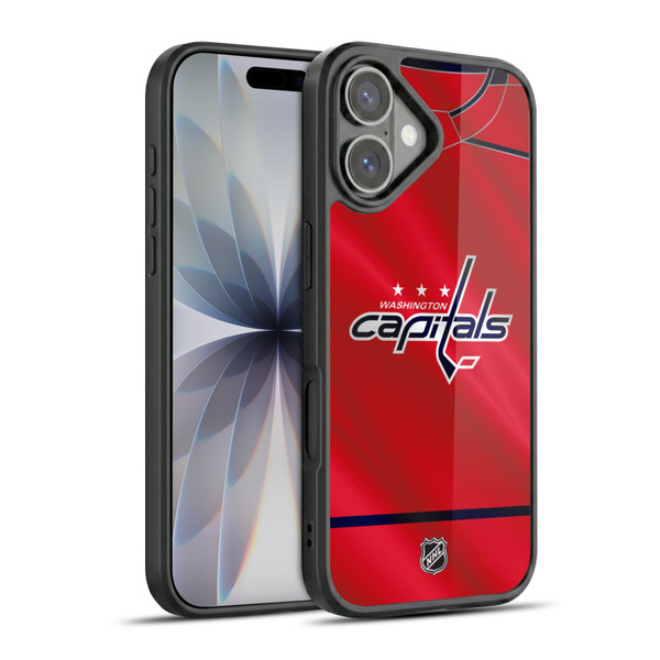 NHL Washington Capitals Jersey Gel Armour Case For Apple iPhone 17
