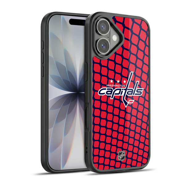 NHL Washington Capitals Net Pattern Gel Armour Case For Apple iPhone 17