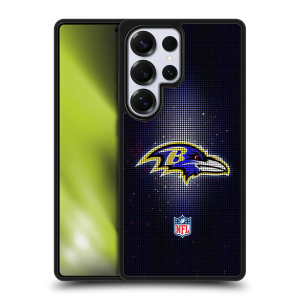 NFL Baltimore Ravens Artwork LED Gel Armour Case For Samsung Galaxy S25 Ultra