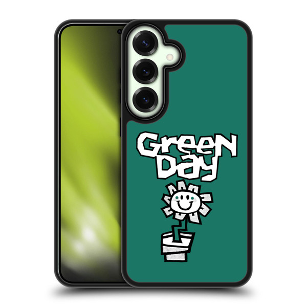 Green Day Graphics Flower Gel Armour Case For Samsung Galaxy S25