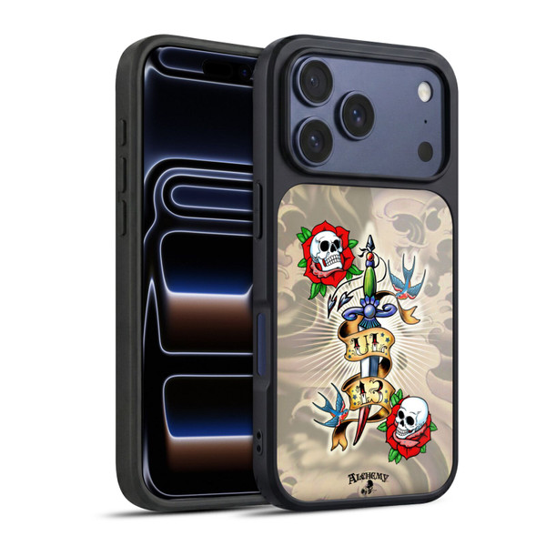 Alchemy Gothic Illustration 13 Dagger Gel Armour Case For Apple iPhone 17 Pro