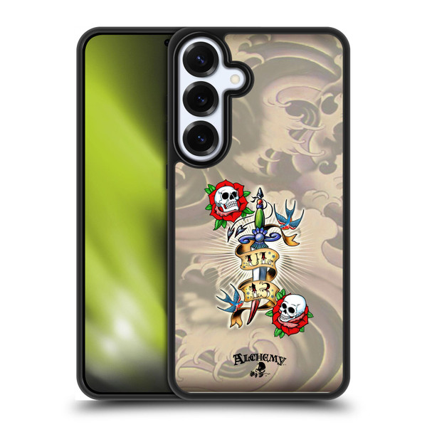Alchemy Gothic Illustration 13 Dagger Gel Armour Case For Samsung Galaxy S25+