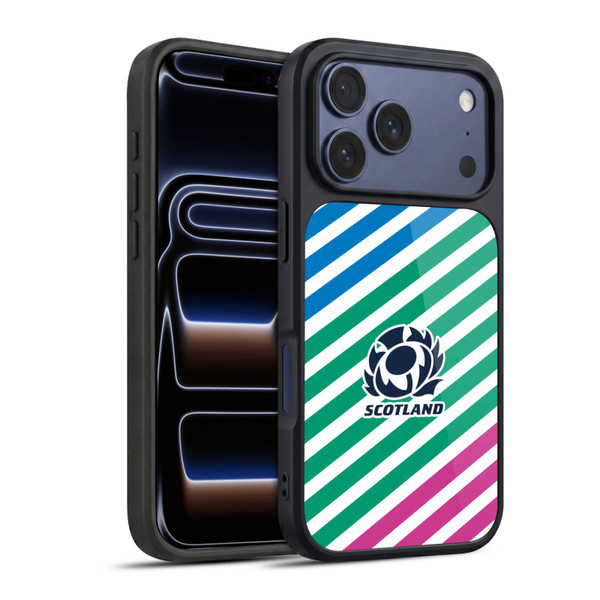 Scotland Rugby Graphics Lines Gel Armour Case For Apple iPhone 17 Pro