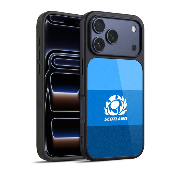 Scotland Rugby Graphics Stripes Pattern Gel Armour Case For Apple iPhone 17 Pro