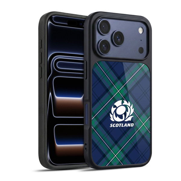 Scotland Rugby Graphics Tartan Oversized Gel Armour Case For Apple iPhone 17 Pro