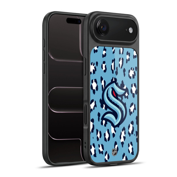 NHL Seattle Kraken Leopard Pattern Gel Armour Case For Apple iPhone 17 Air