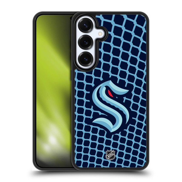 NHL Seattle Kraken Net Pattern Gel Armour Case For Samsung Galaxy S25+