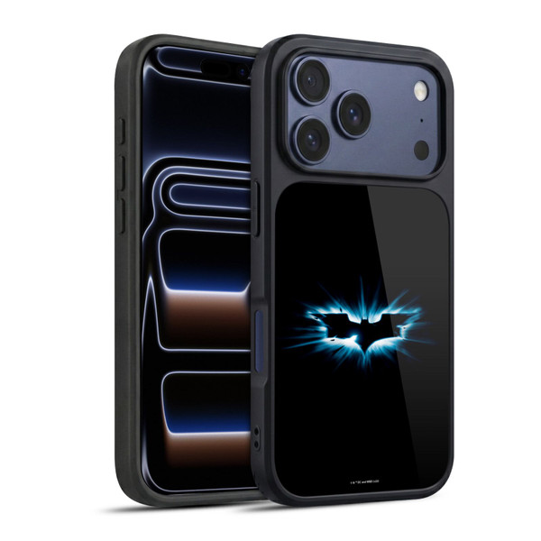 The Dark Knight Graphics Logo Black Gel Armour Case For Apple iPhone 17 Pro