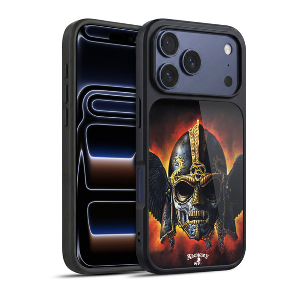 Alchemy Gothic Wing Ossa Raven Head Gel Armour Case For Apple iPhone 17 Pro