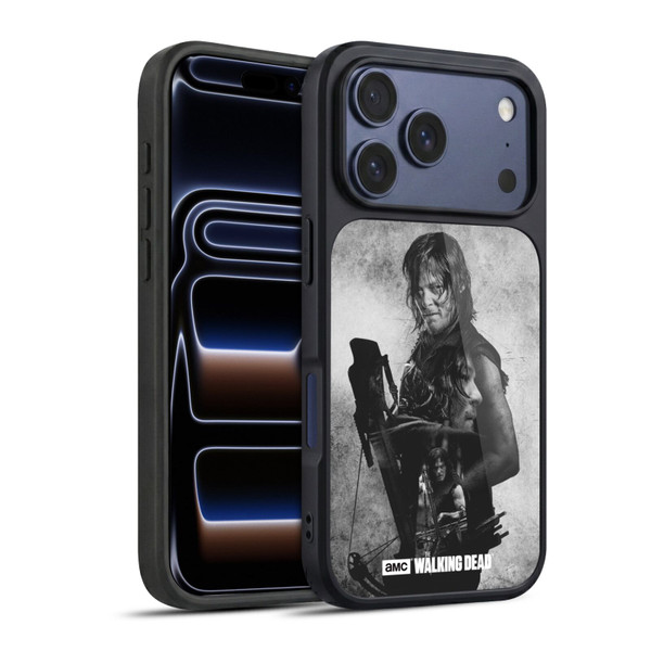 AMC The Walking Dead Double Exposure Daryl Gel Armour Case For Apple iPhone 17 Pro