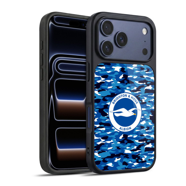 Brighton & Hove Albion F.C Logo Camou Gel Armour Case For Apple iPhone 17 Pro