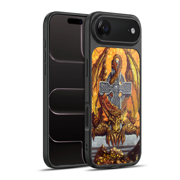 Ed Beard Jr Dragons Celtic Autumn Cross Gel Armour Case For Apple iPhone 17 Air