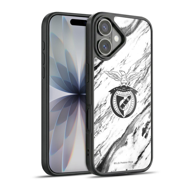 S.L. Benfica 2021/22 Crest Marble Gel Armour Case For Apple iPhone 17