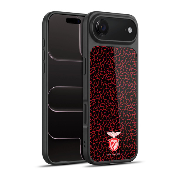 S.L. Benfica 2021/22 Crest Mosaic Pattern Gel Armour Case For Apple iPhone 17 Air
