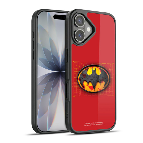 The Flash 2023 Graphics Batman Logo Gel Armour Case For Apple iPhone 17