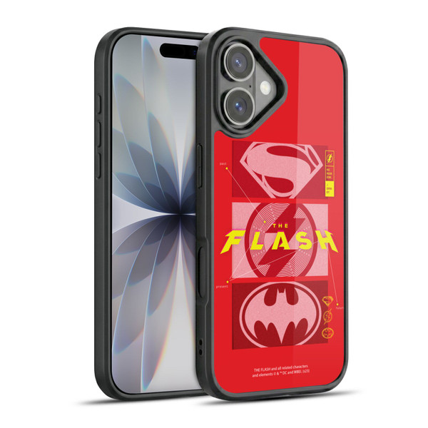 The Flash 2023 Graphics Superhero Logos Gel Armour Case For Apple iPhone 17