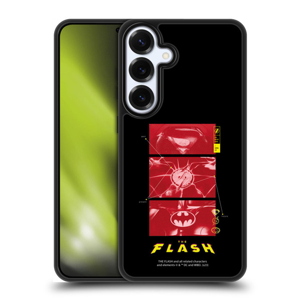 The Flash 2023 Graphics Suit Logos Gel Armour Case For Samsung Galaxy S25+