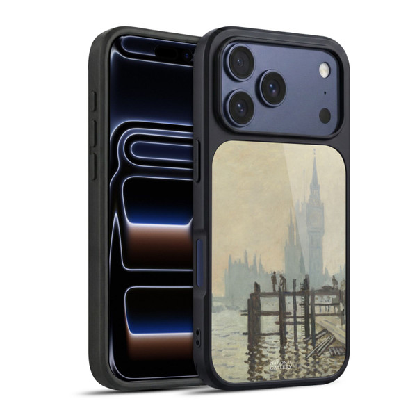 The National Gallery Art Monet Thames Gel Armour Case For Apple iPhone 17 Pro
