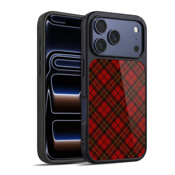 PLdesign Christmas Red Tartan Gel Armour Case For Apple iPhone 17 Pro