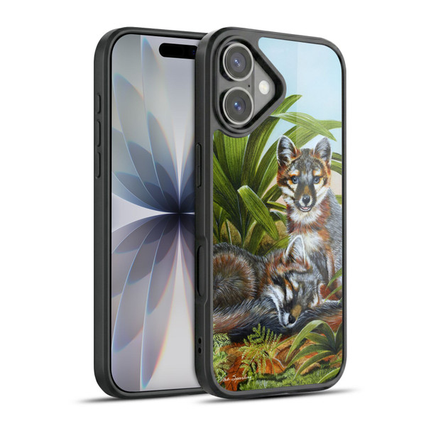 Lisa Sparling Creatures Red Fox Kits Gel Armour Case For Apple iPhone 17