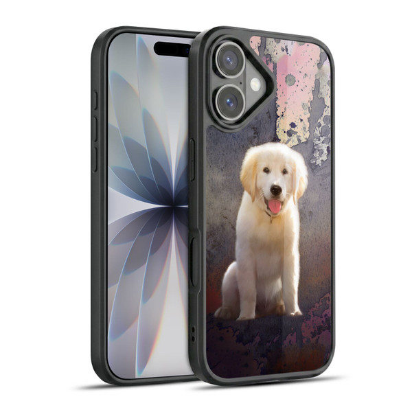 Simone Gatterwe Animals Golden Retriever Gel Armour Case For Apple iPhone 17