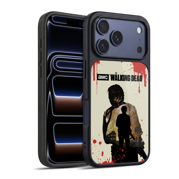 AMC The Walking Dead Silhouettes Glenn Gel Armour Case For Apple iPhone 17 Pro