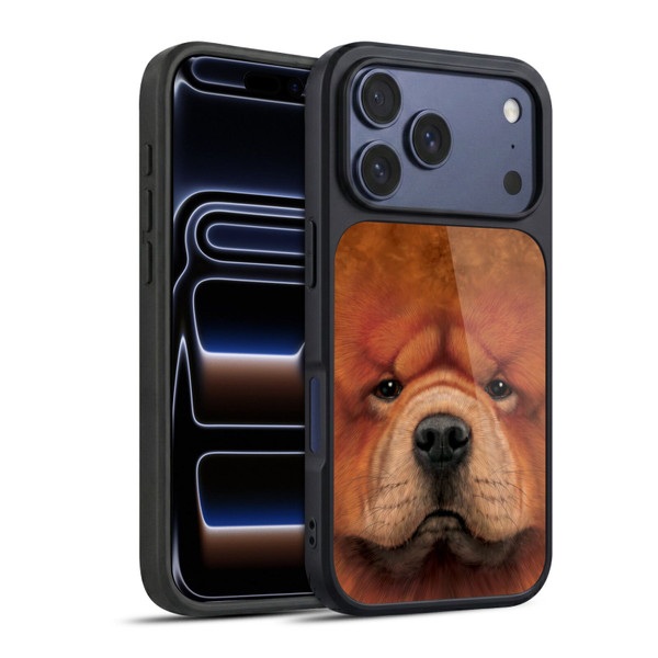 Vincent Hie Big Face Dogs Chow Gel Armour Case For Apple iPhone 17 Pro