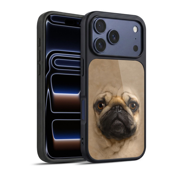 Vincent Hie Big Face Dogs Pug Gel Armour Case For Apple iPhone 17 Pro