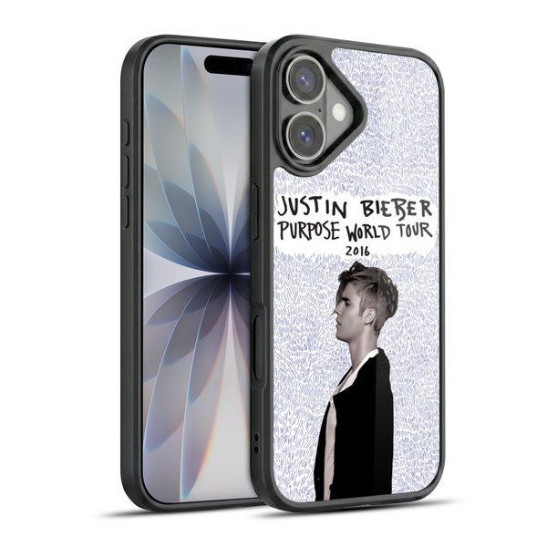 Justin Bieber Purpose World Tour 2016 Gel Armour Case For Apple iPhone 17