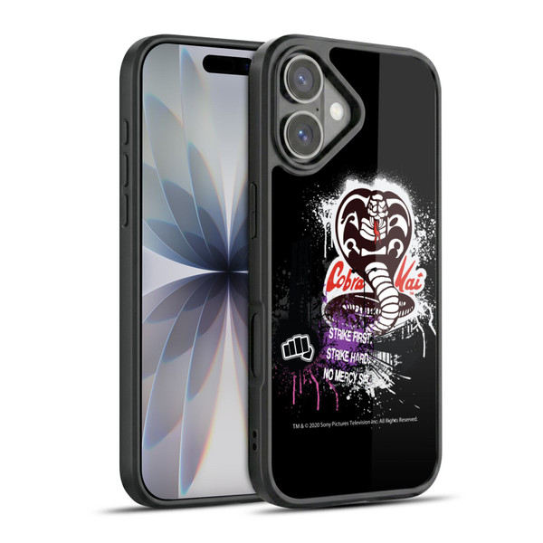 Cobra Kai Composed Art No Mercy Logo Gel Armour Case For Apple iPhone 17