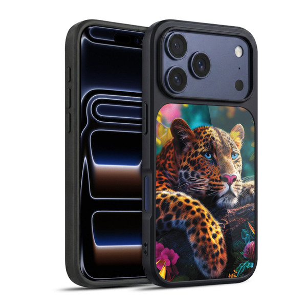 Michael David Ward Animals Reclining Leopard Gel Armour Case For Apple iPhone 17 Pro