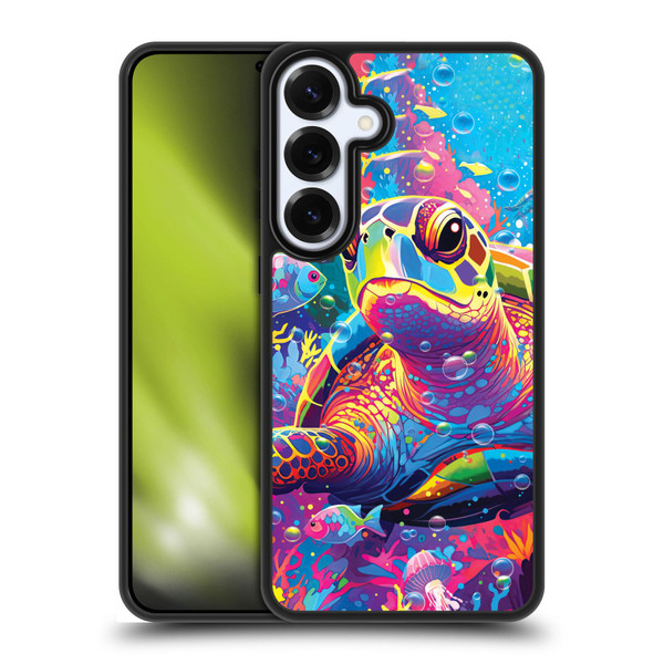 Michael David Ward Animals Turtle Magic Gel Armour Case For Samsung Galaxy S25+