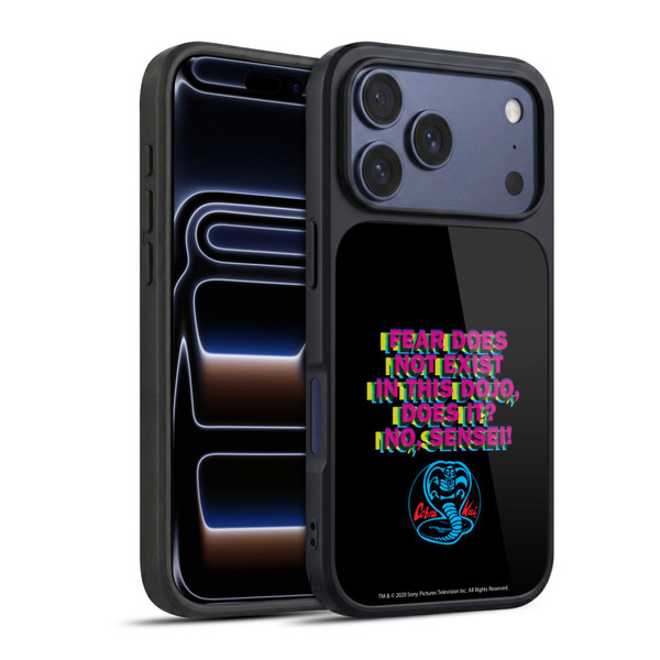 Cobra Kai Graphics 2 Dojo Quote Logo Gel Armour Case For Apple iPhone 17 Pro
