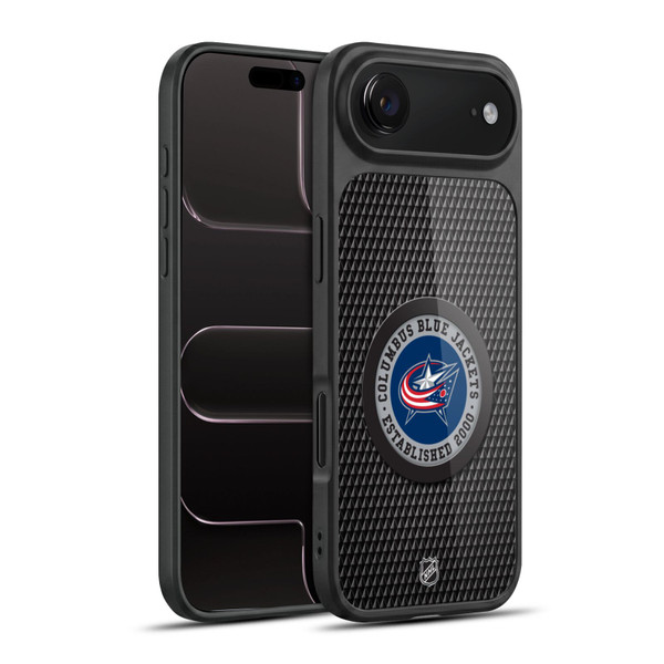 NHL Columbus Blue Jackets Puck Texture Gel Armour Case For Apple iPhone 17 Air