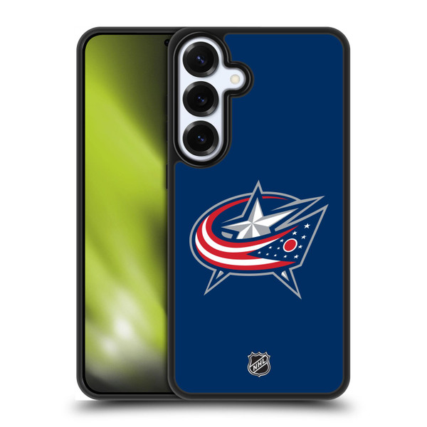 NHL Columbus Blue Jackets Plain Gel Armour Case For Samsung Galaxy S25+