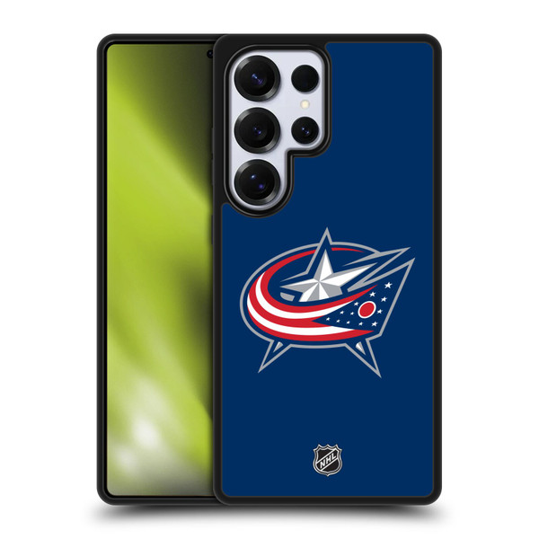 NHL Columbus Blue Jackets Plain Gel Armour Case For Samsung Galaxy S25 Ultra