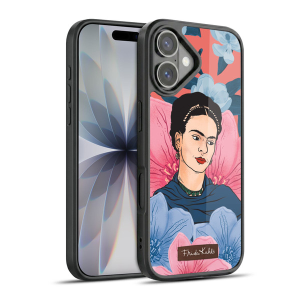 Frida Kahlo Portrait 3 Floral Gel Armour Case For Apple iPhone 17