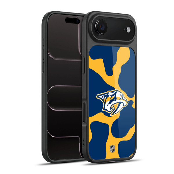 NHL Nashville Predators Cow Pattern Gel Armour Case For Apple iPhone 17 Air