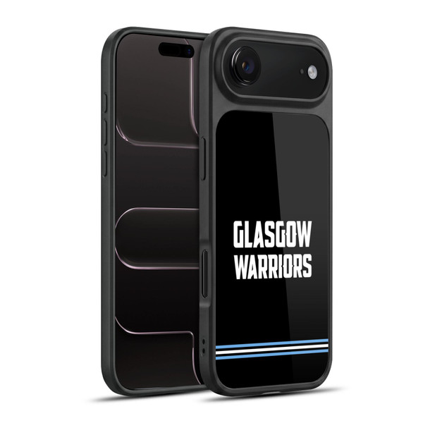Glasgow Warriors Logo Text Type Black Gel Armour Case For Apple iPhone 17 Air